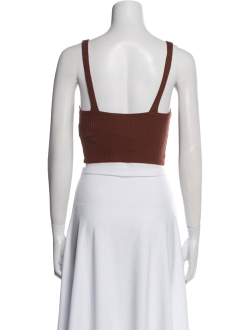 Reformation Scoop Neck Sleeveless Crop Top