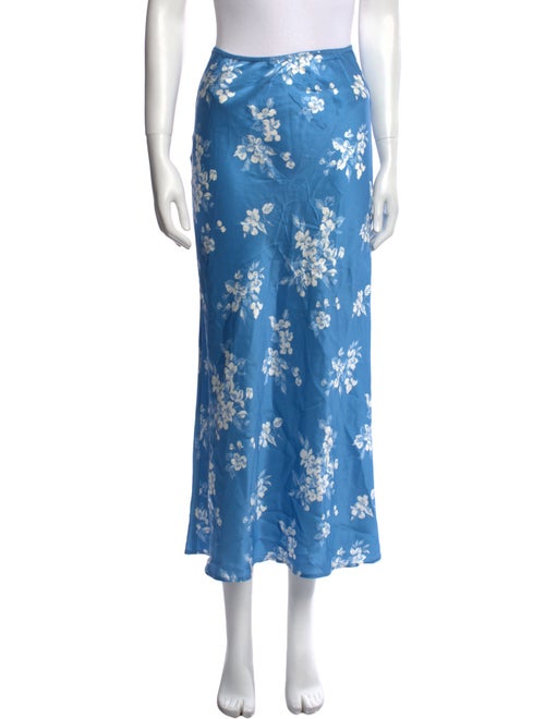 Reformation Silk Midi Length Skirt