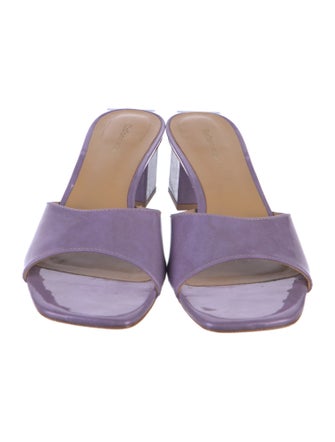 Reformation Patent Leather Slides