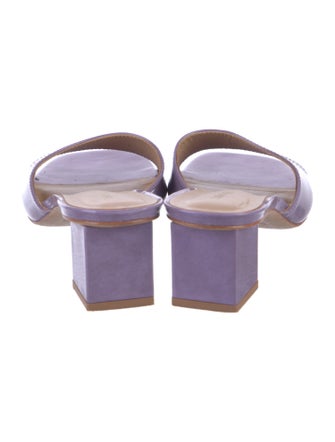Reformation Patent Leather Slides