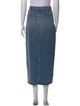 Reformation Distressed Accents Midi Length Skirt