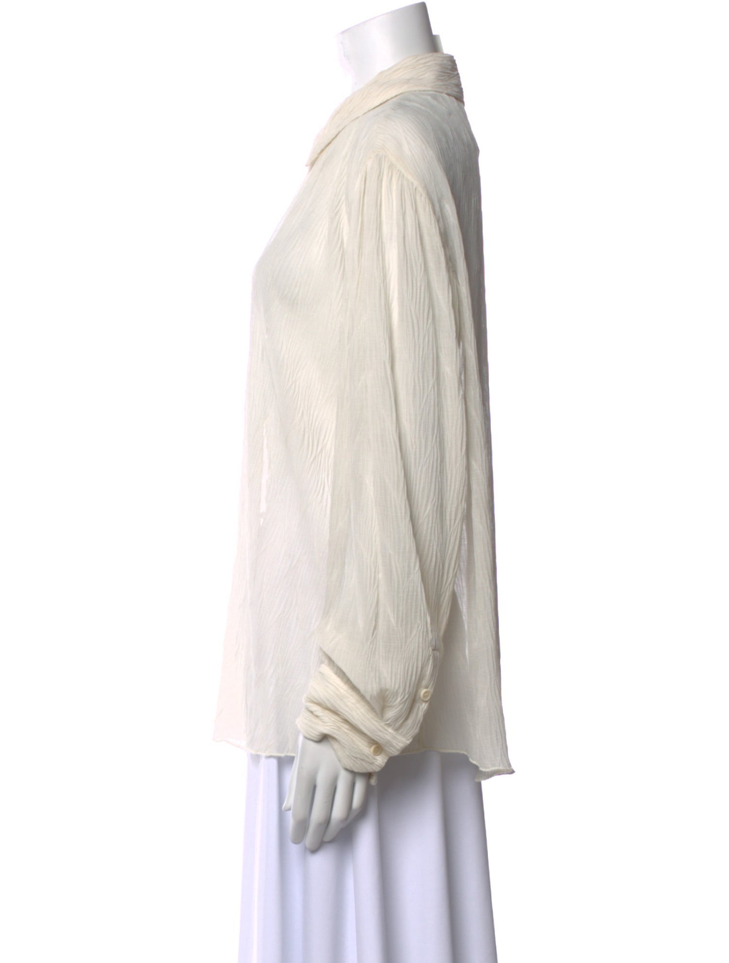 Reformation Long Sleeve Button-Up Top