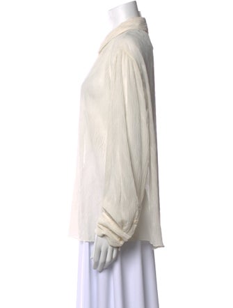 Reformation Long Sleeve Button-Up Top