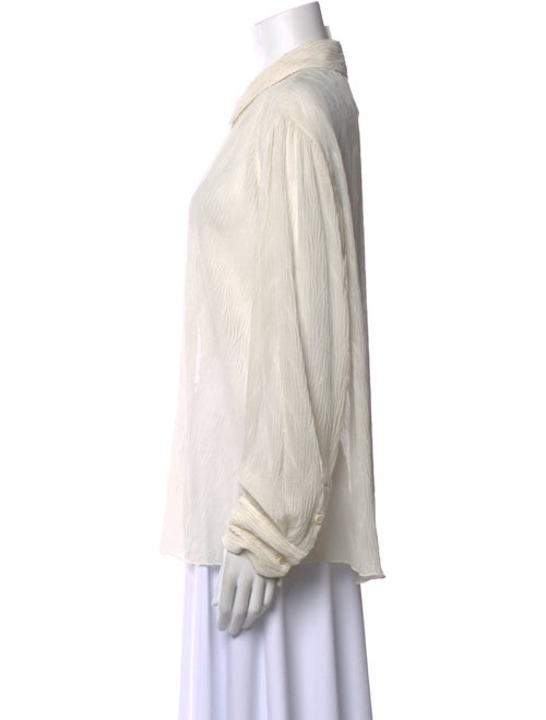 Reformation Long Sleeve Button-Up Top