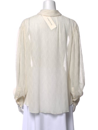 Reformation Long Sleeve Button-Up Top