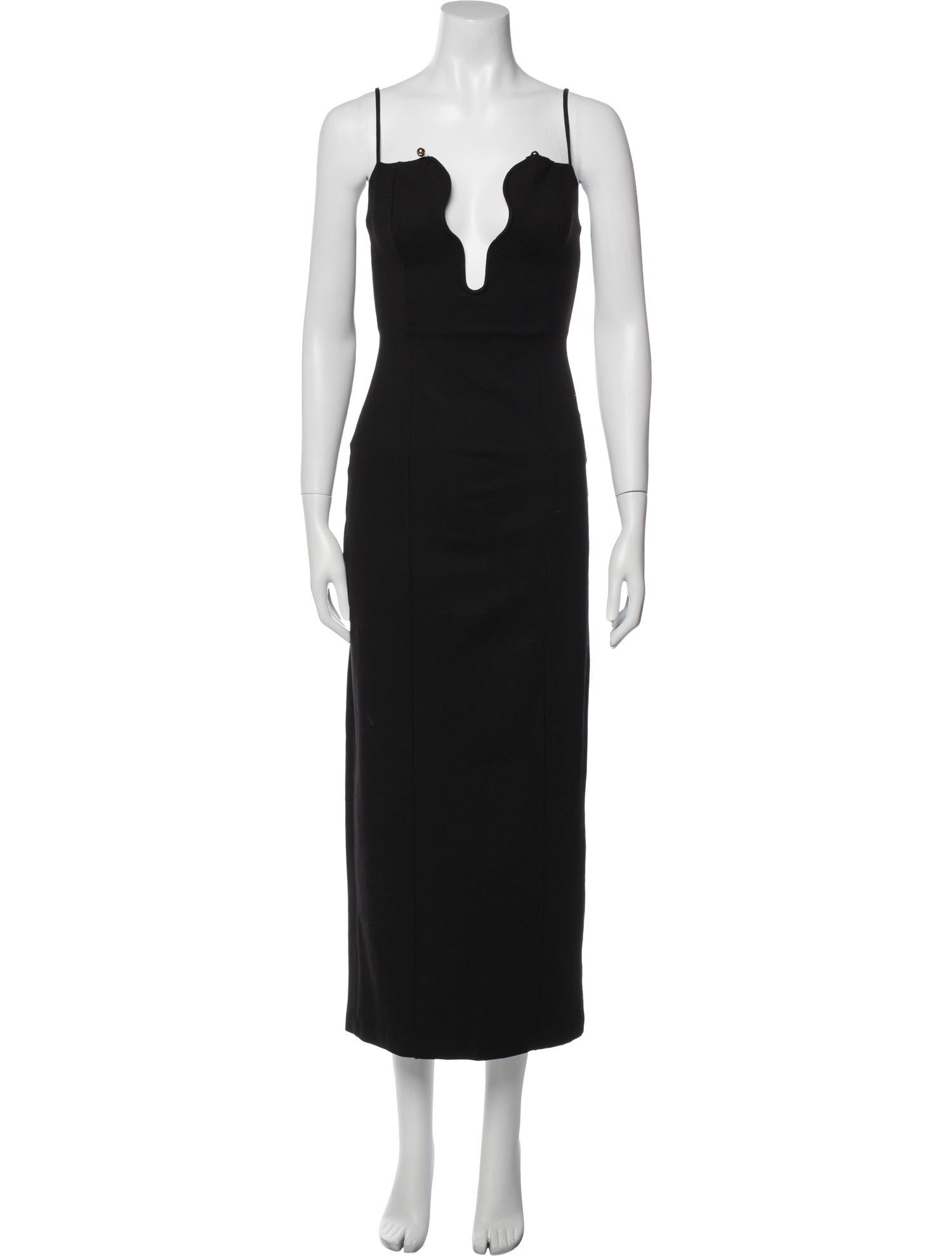 Reformation Square Neckline Long Dress