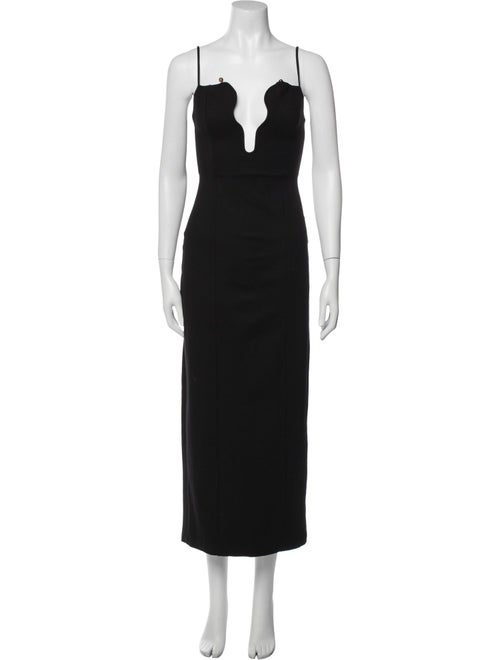 Reformation Square Neckline Long Dress