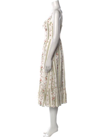 Reformation Linen Midi Length Dress