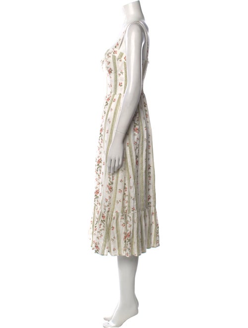 Reformation Linen Midi Length Dress