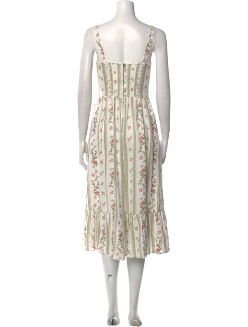 Reformation Linen Midi Length Dress