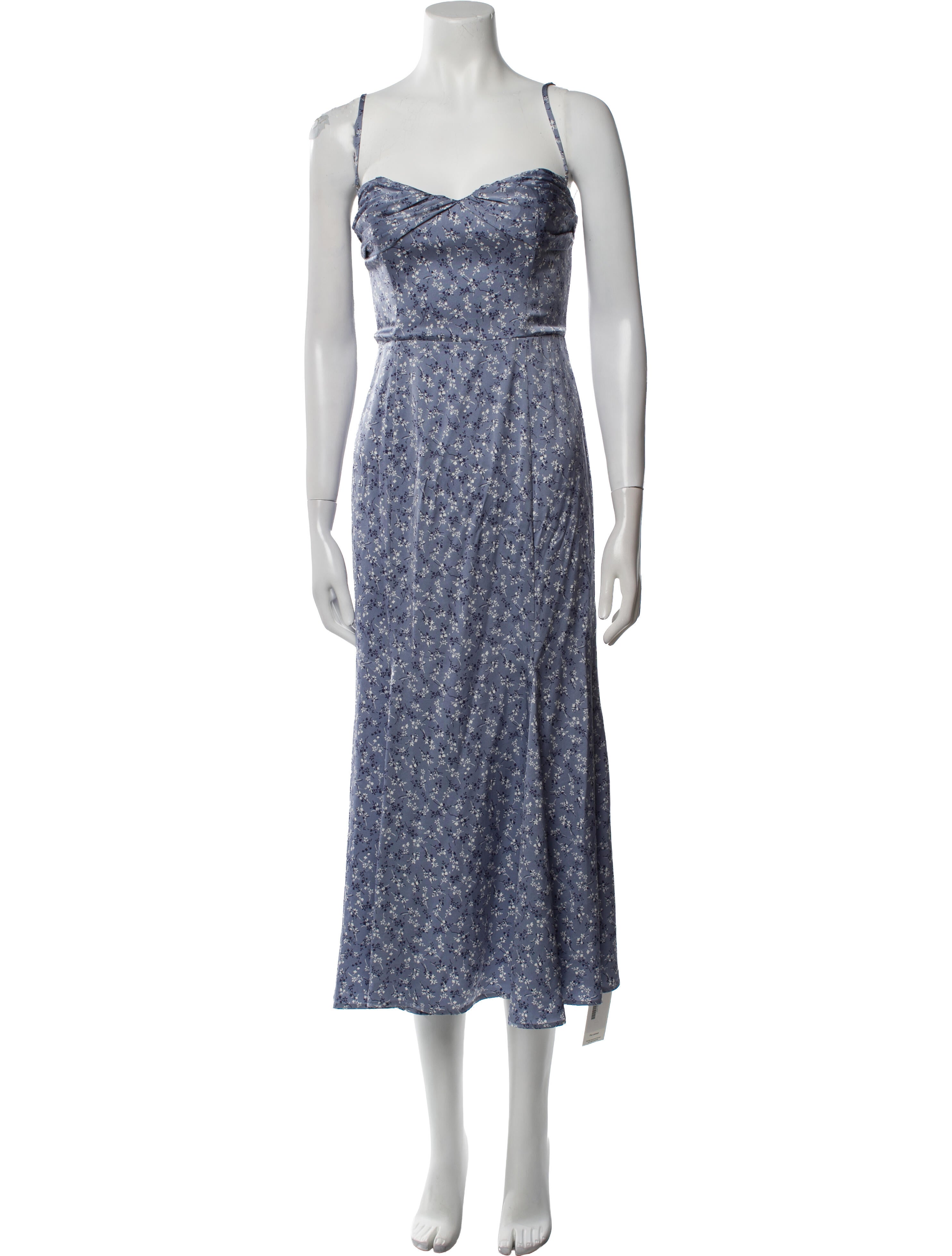 Reformation Floral Print Long Dress