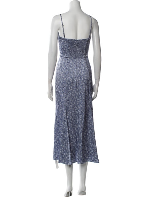 Reformation Floral Print Long Dress
