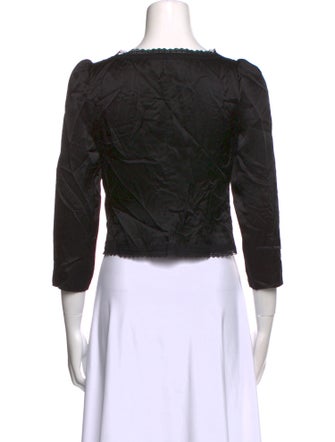 Reformation Silk Square Neckline Crop Top