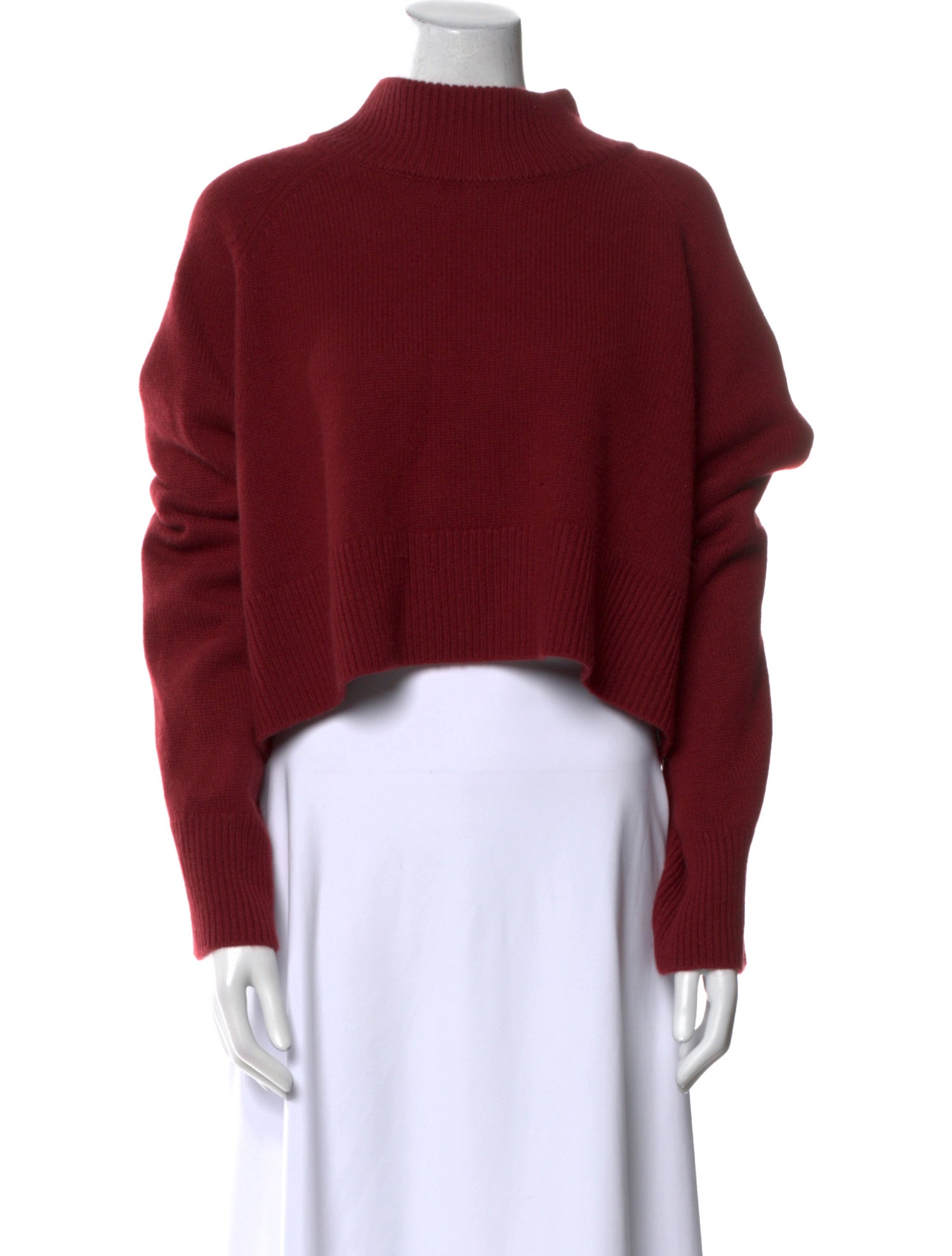 Reformation Cashmere Mock Neck Sweater