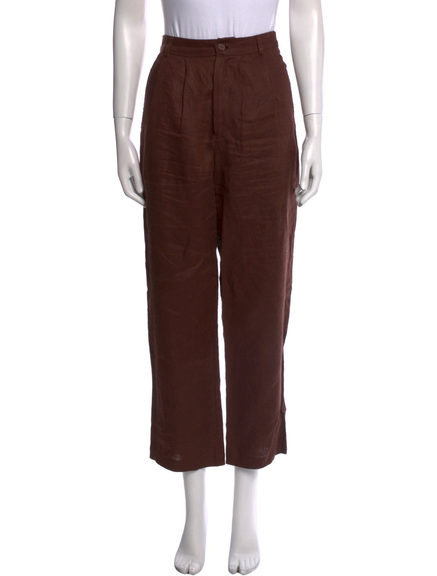 Reformation Linen Straight Leg Pants