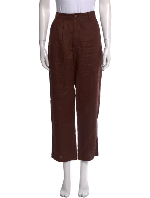 Reformation Linen Straight Leg Pants