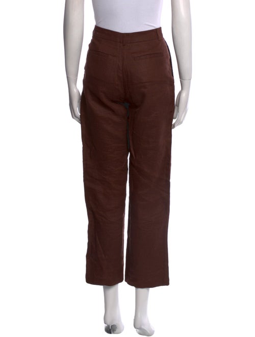 Reformation Linen Straight Leg Pants