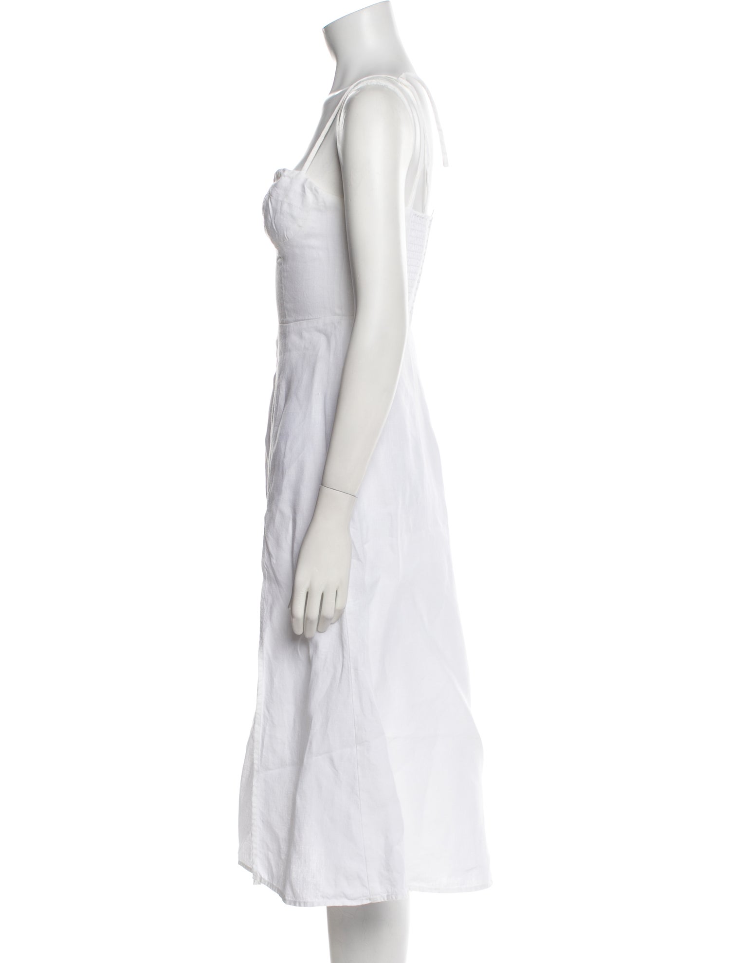 Reformation Linen Knee-Length Dress