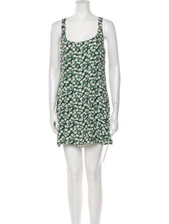 Reformation Floral Print Mini Dress
