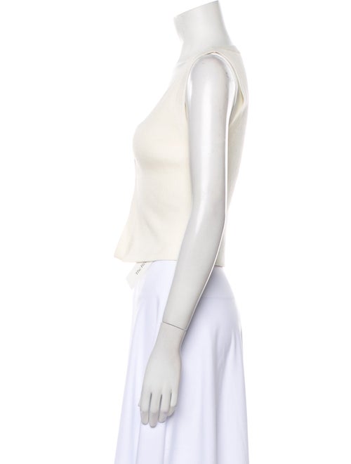 Reformation V-Neck Sleeveless Crop Top