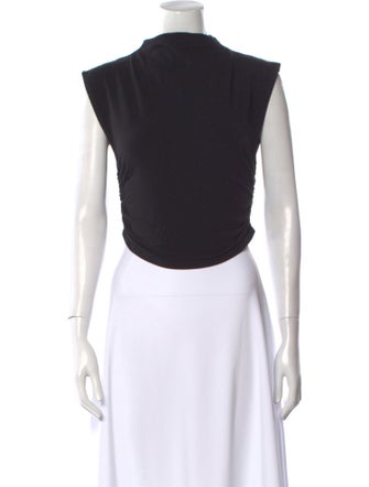 Reformation Bateau Neckline Sleeveless Crop Top