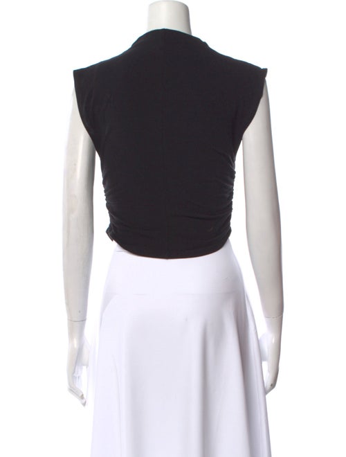 Reformation Bateau Neckline Sleeveless Crop Top