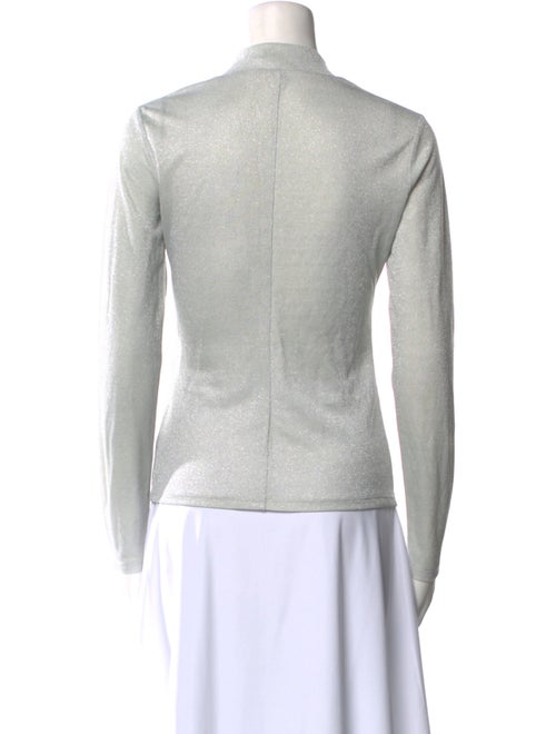 Reformation Mock Neck Long Sleeve Sweatshirt