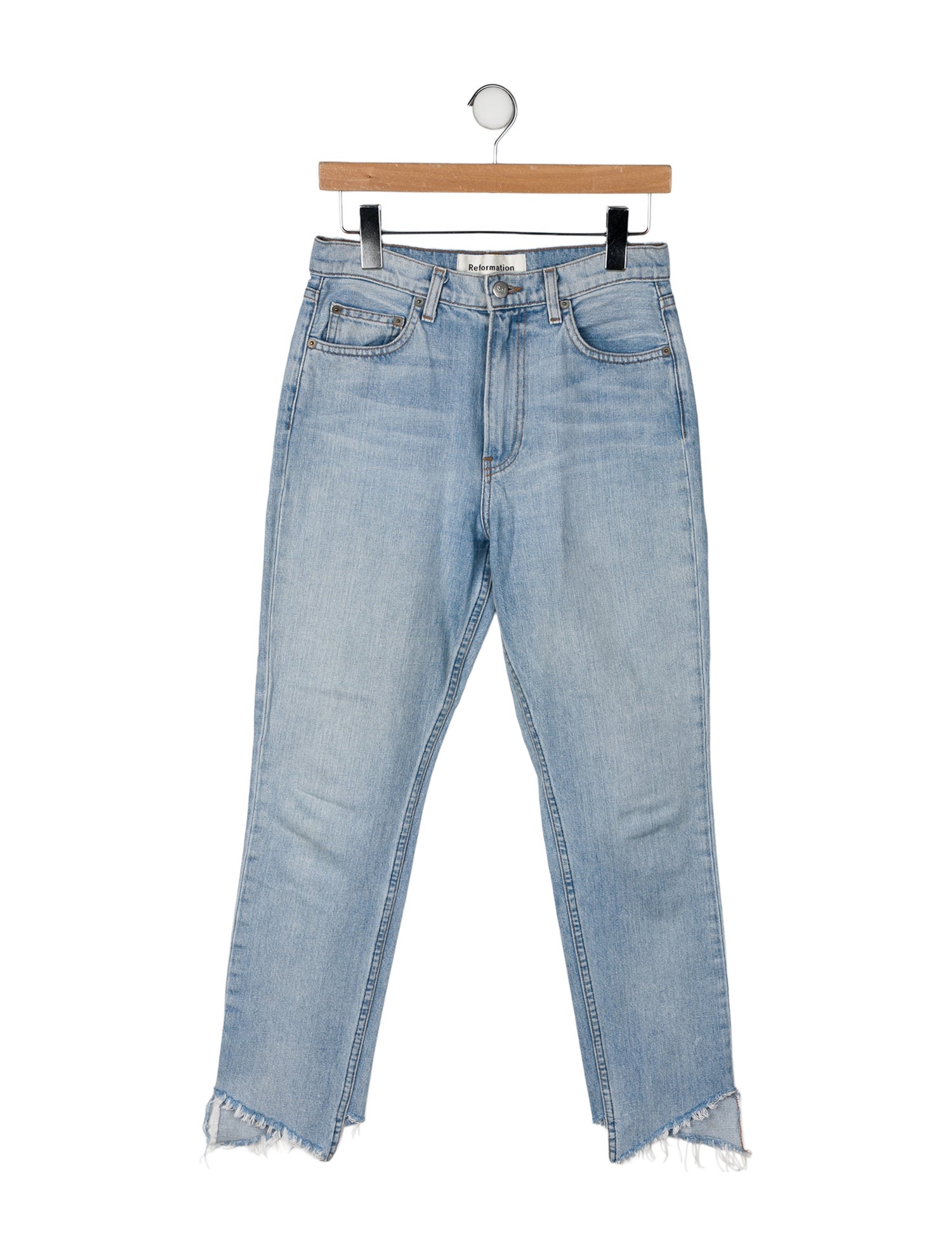 Reformation High-Rise Straight Leg Jeans