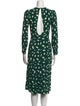 Reformation Printed Midi Length Dress