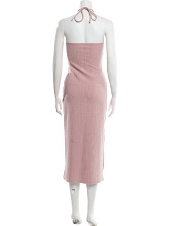 Reformation Halterneck Midi Length Dress