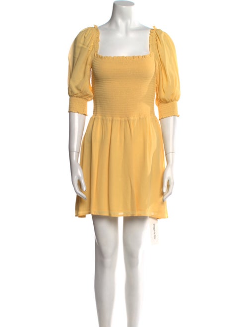 Reformation Square Neckline Mini Dress