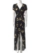 Reformation Floral Print Long Dress