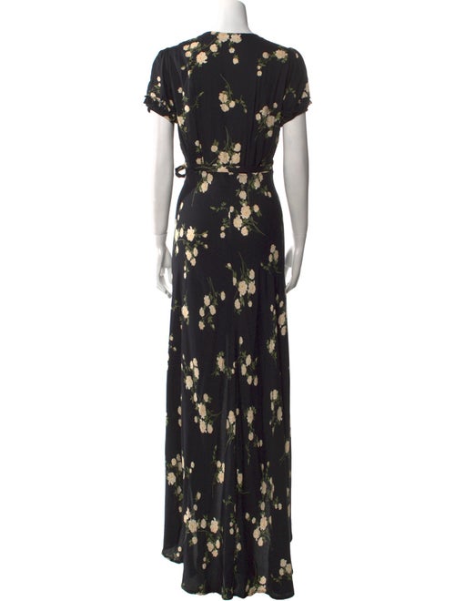 Reformation Floral Print Long Dress