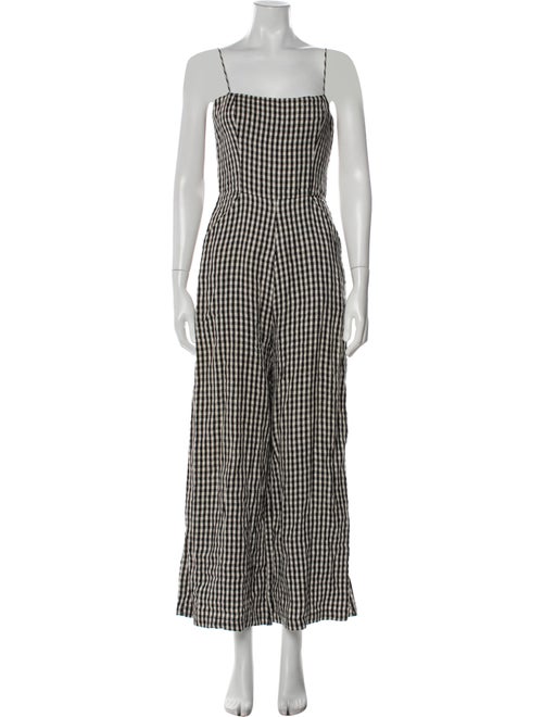 Reformation Linen Striped Jumpsuit