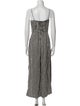 Reformation Linen Striped Jumpsuit