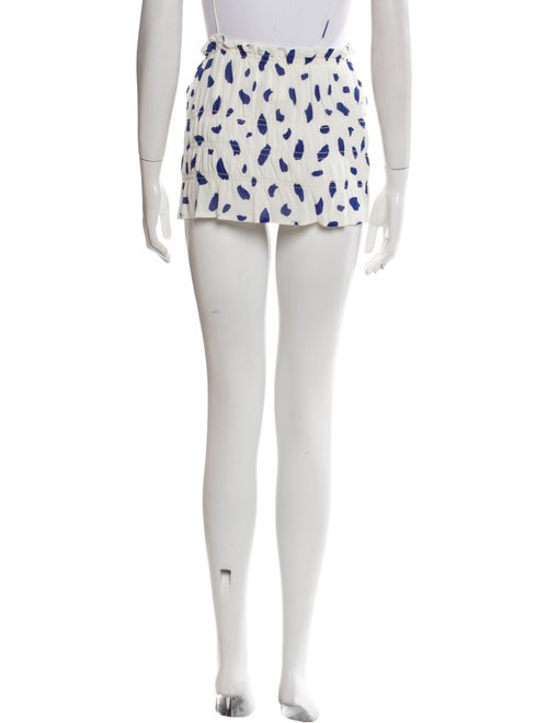 Reformation Printed Mini Skirt