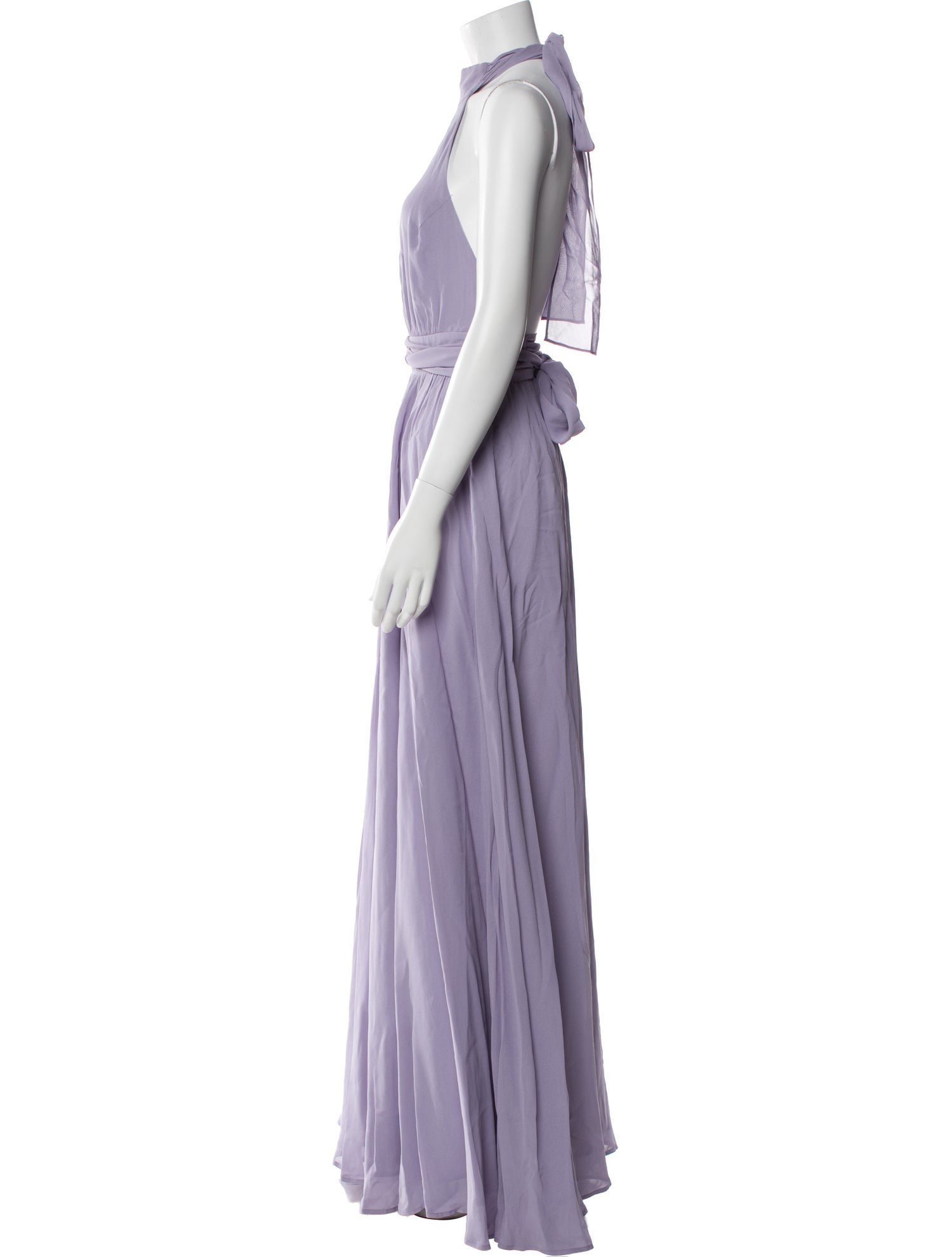 Reformation Halterneck Long Dress