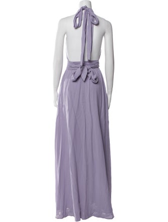 Reformation Halterneck Long Dress