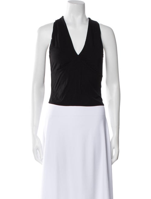 Reformation V-Neck Sleeveless Crop Top