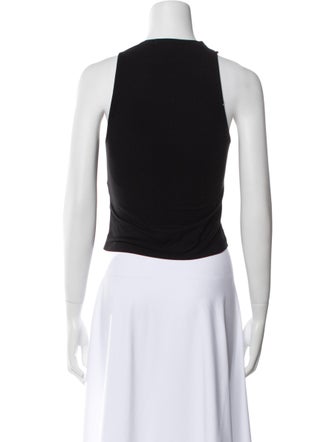 Reformation V-Neck Sleeveless Crop Top