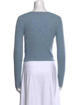 Reformation Cashmere Scoop Neck Crop Top