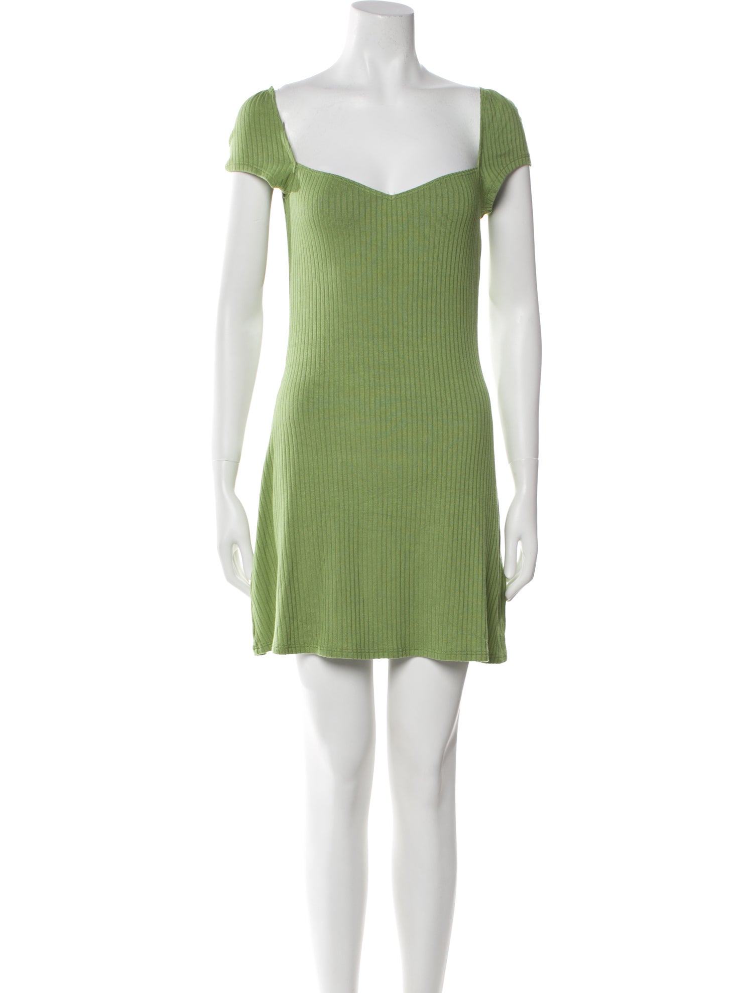 Reformation Square Neckline Mini Dress