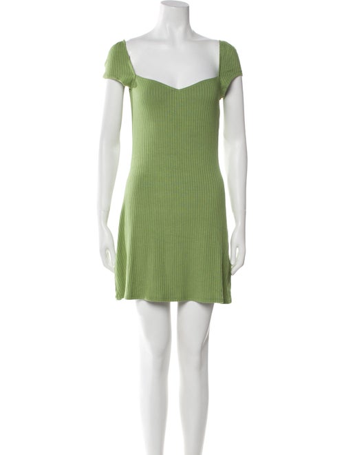 Reformation Square Neckline Mini Dress