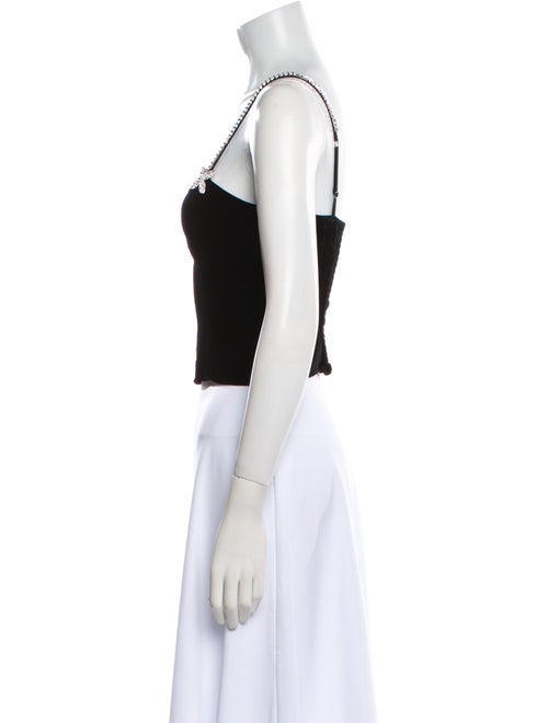 Reformation Square Neckline Sleeveless Crop Top