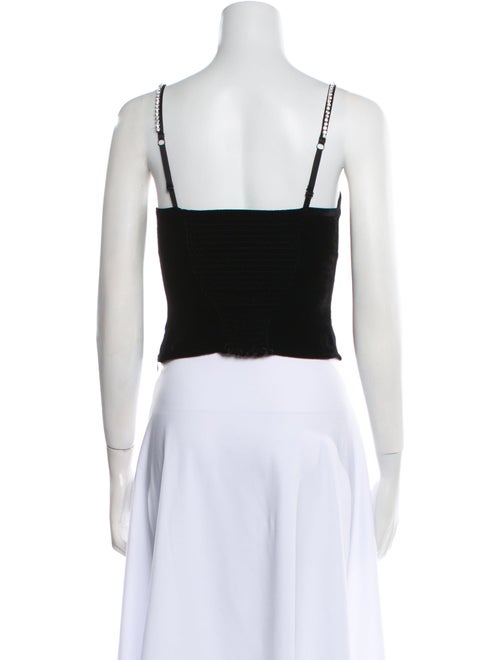 Reformation Square Neckline Sleeveless Crop Top