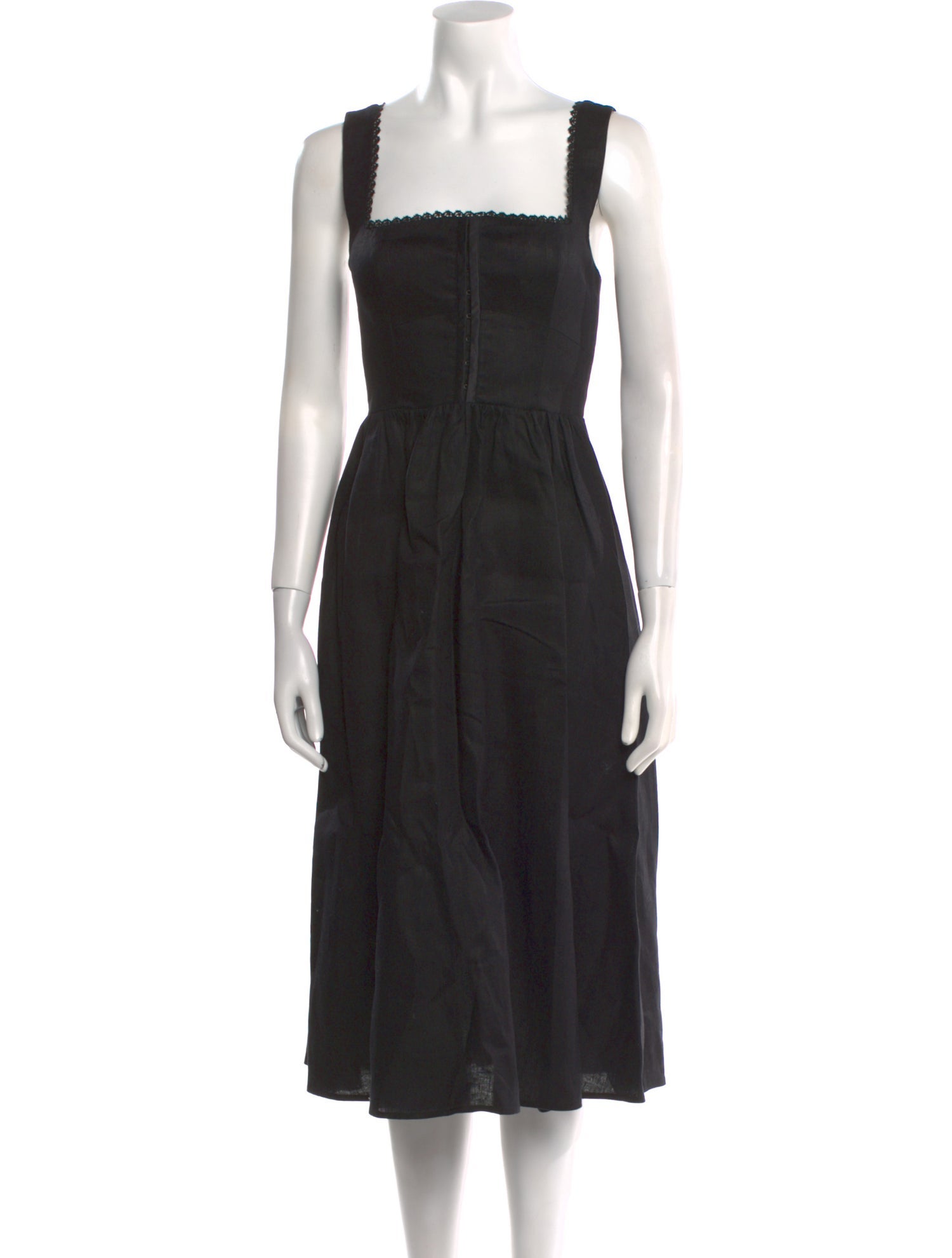 Reformation Linen Midi Length Dress