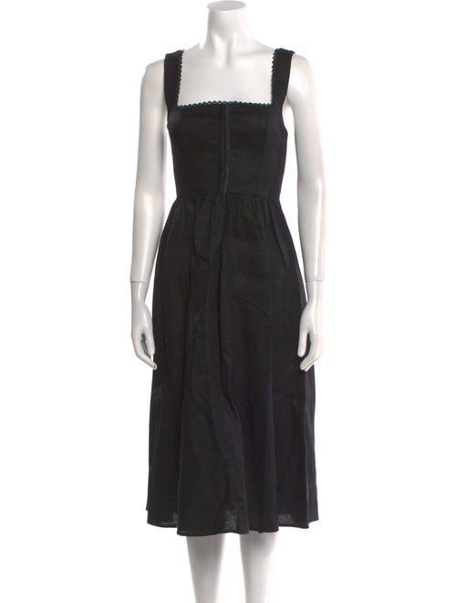 Reformation Linen Midi Length Dress