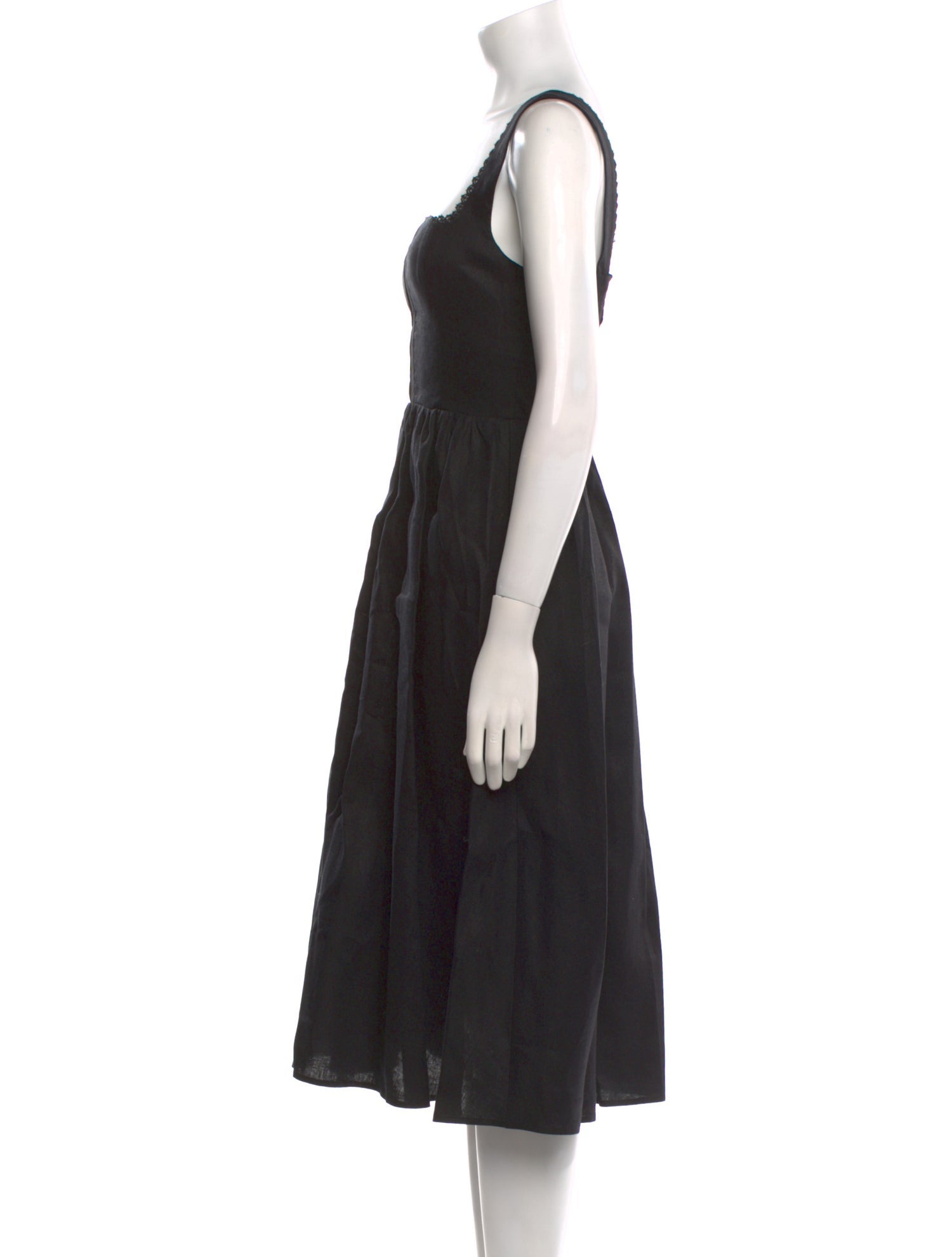 Reformation Linen Midi Length Dress