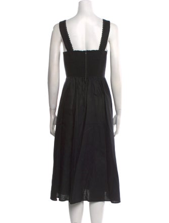 Reformation Linen Midi Length Dress