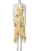 Reformation Floral Print Long Dress